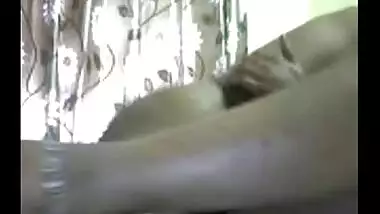 Tamil aunty feeds breasts & gives blowjob on cam