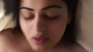 Big boob Bangali girl gives a boobjob to her lover