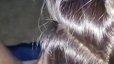 Sexy mature Indian girl giving erotic blowjob