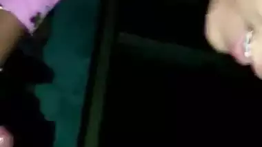 Kinky Indian village girl sucking dick of lover