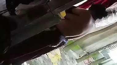 Son captures mom bathing in open backyard viral MMS