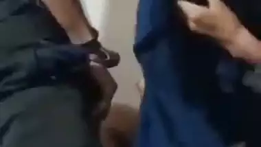 Village girl’s first blowjob MMS with her horny cousin