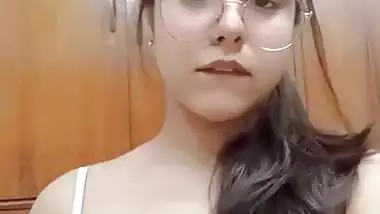 Indian nude girl shows her big boobs on camera