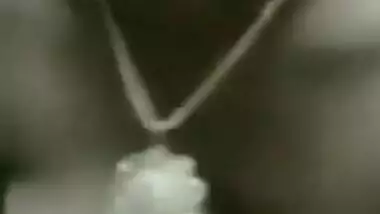 Indian aunty takes off bra to brag about XXX fruits on the camera