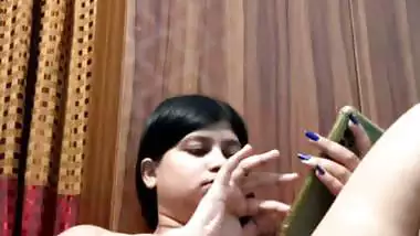 Busty Bengali lady naked viral video making for lover