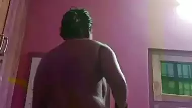 Sister after bath nude wet body showing before dressing