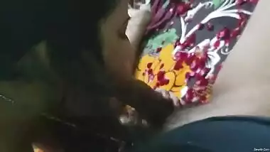 Aunty has XXX oral fun with cameraman who films how she makes him cum