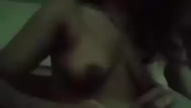 XXX boobs-exposing is the best thing for Indian girl to do on her own