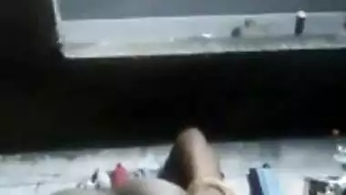 Village wife showing her black ass