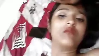 Desi GF’s doggy style Indian sex with her lover