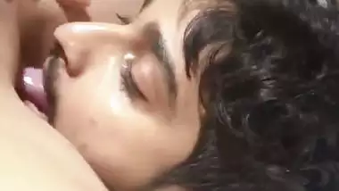 Hungry guy licks his sexy GF’s juicy cream from her pussy