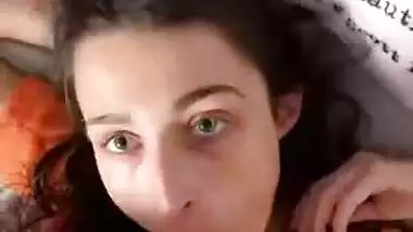 Babe taking long dick