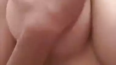Anusha Pressing Her Big Boobs in Washroom &...