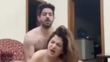 Married wife doggy sex on the floor with husband