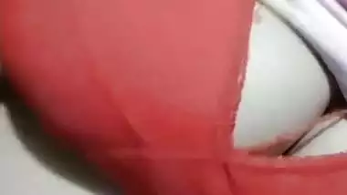 Cute Bangla girlfriend video call boobs show to lover