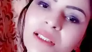 Indian model actress Gehana Vasisth sexy live video