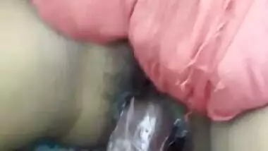 Fresh Desi pussy drilled with big dick outdoors