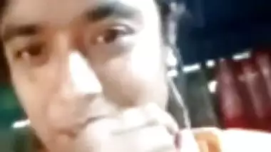 Village girl video call boobs showing recorded by lover