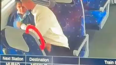 Meerut metro train CCTV caught college girl boob sucking